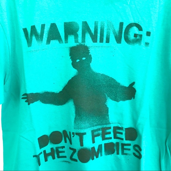 zombie green short sleeve Halloween T-shirt - Picture 2 of 5